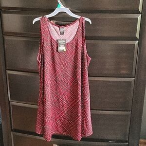 3for $12  cute pattern swing tank top with pockets